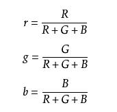 色度坐標與三刺激值的計算公式